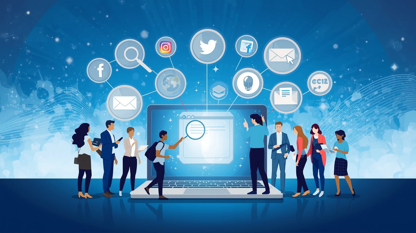 make audience even before launching business through social media
