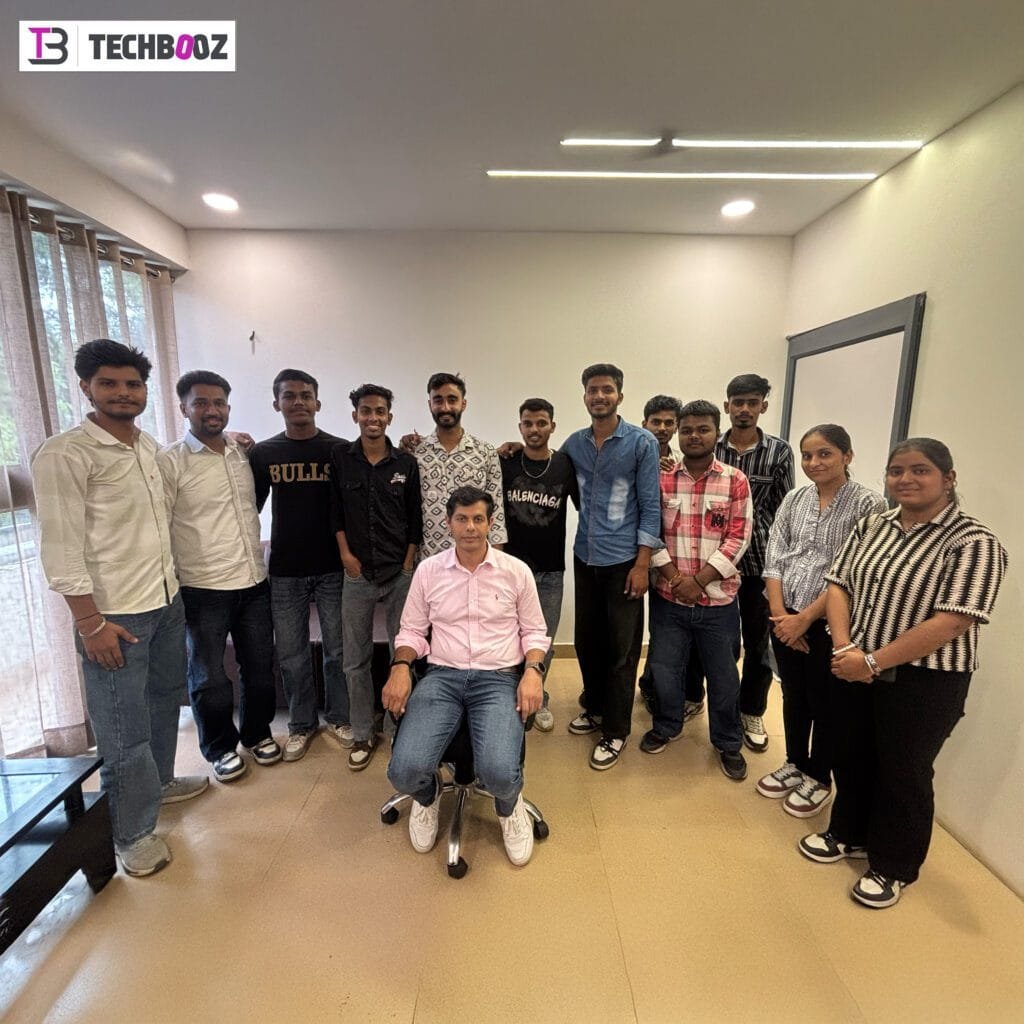 Mr. Sandeep Kaushik with students