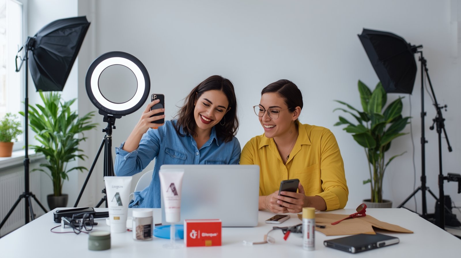 Young woman entrepreneur building an organic skincare brand using digital marketing in Karnal”