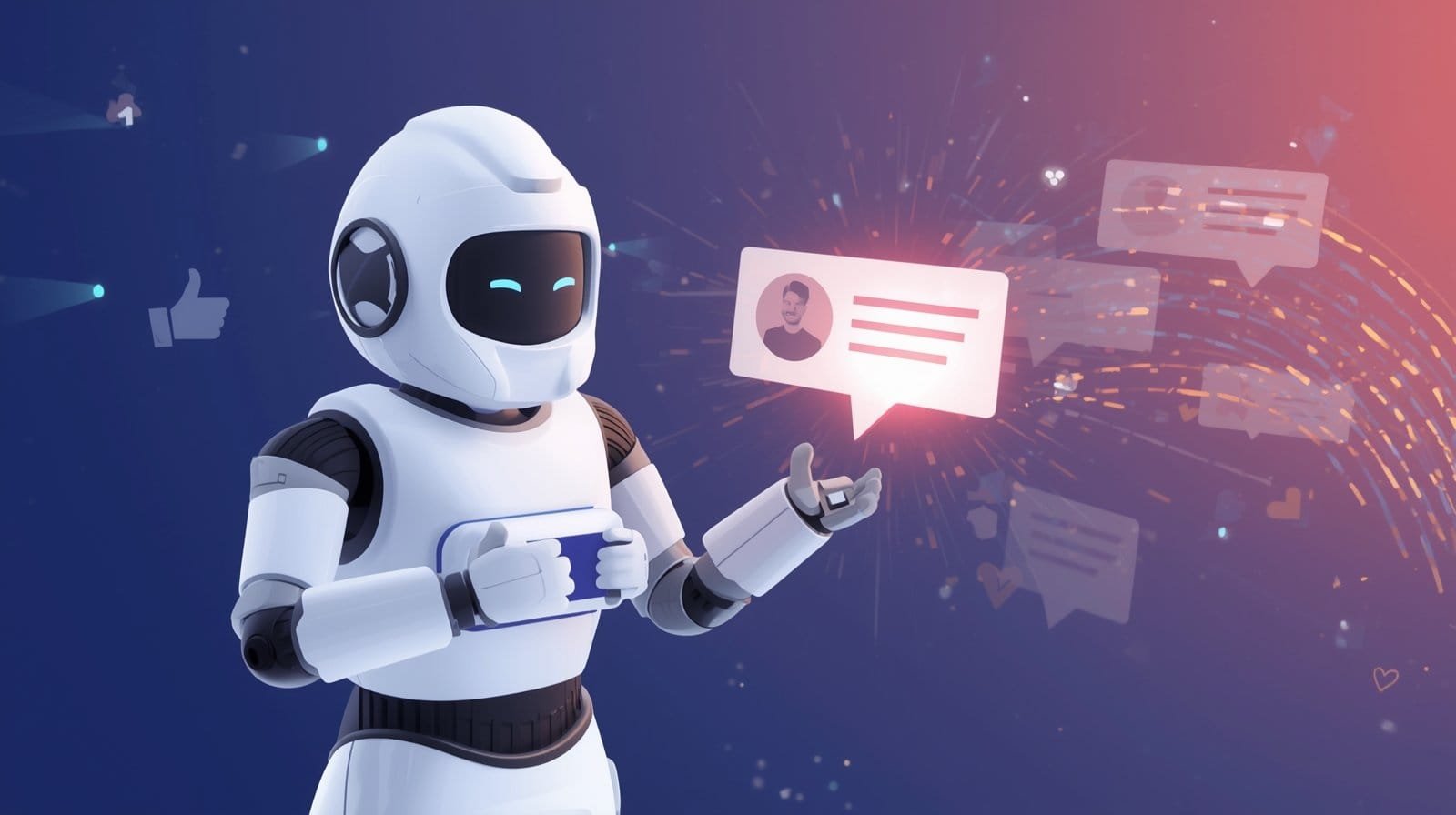 robot answering instant messages