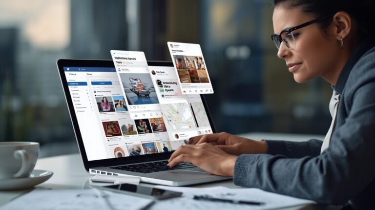 “Modern digital classroom setup with a teacher explaining the concept of digital marketing and e-commerce growth on a smart board, students listening, futuristic 2025 theme, charts and graphs on e-commerce sales, clean bright lighting, professional educational atmosphere.”