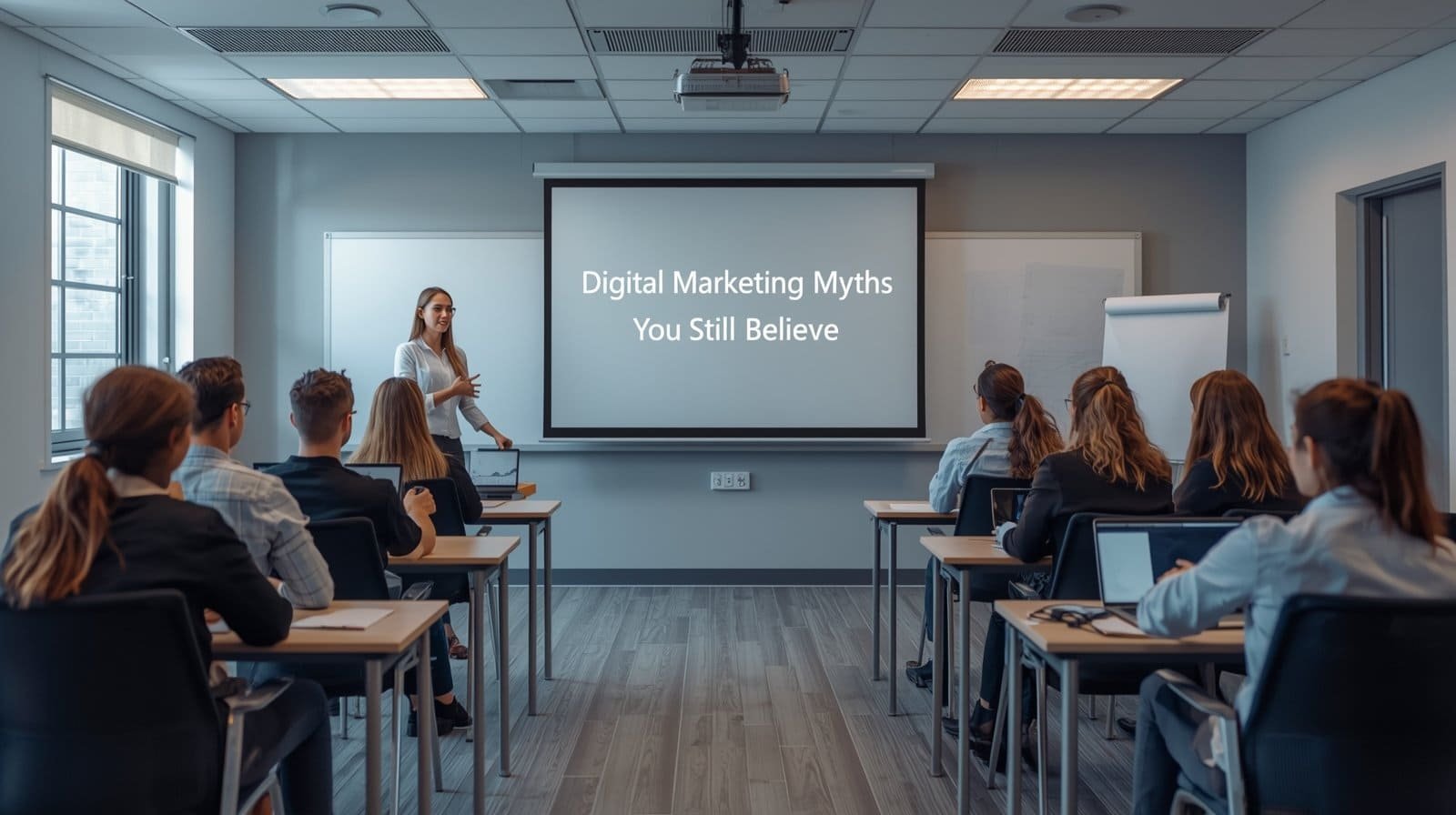 Learn With Techbooz Insights 55 Meta Description: Discover the truth behind the most common digital marketing myths. Learn what really works in 2025 and how to avoid costly mistakes that hold your brand back.