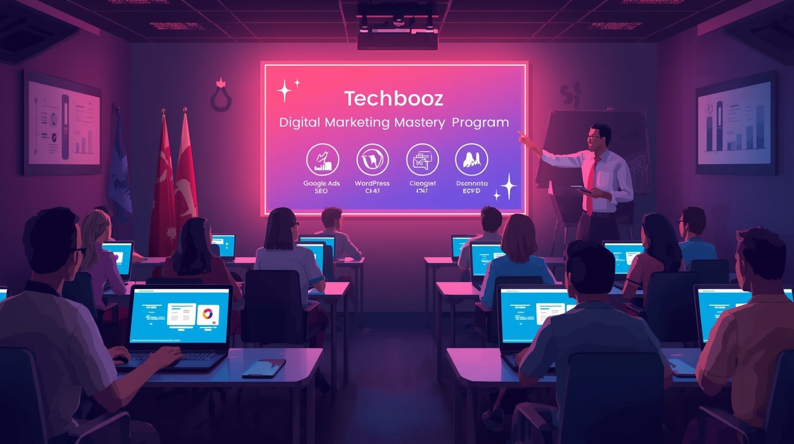 10 Online Education Myths You Should Stop Believing 6 TechBooz digital marketing classroom training.