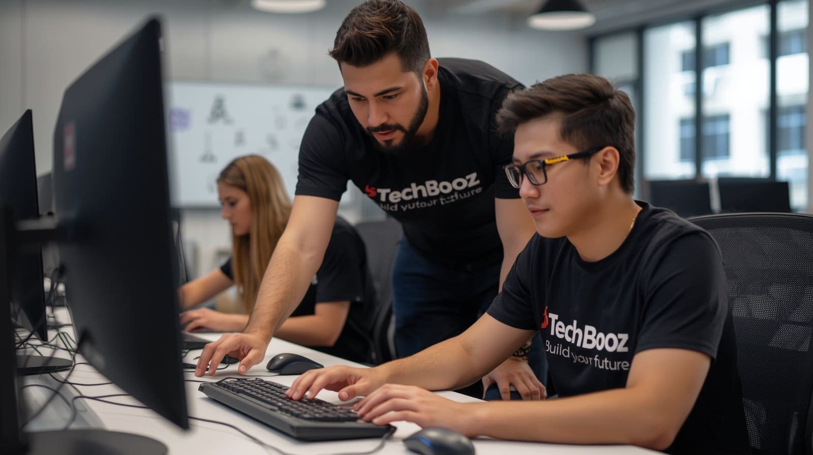 digital marketing training classroom at techbooz