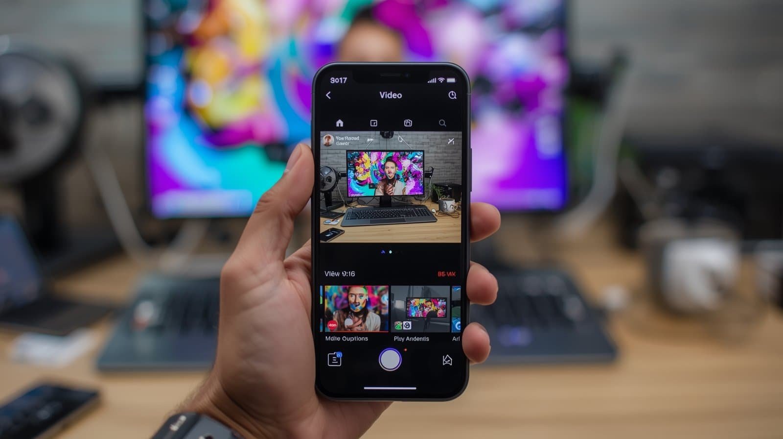 Top 7 Tools for Video Editing Tools in 2026 3 Lucid Origin Smartphone screen showing vertical video editing 2