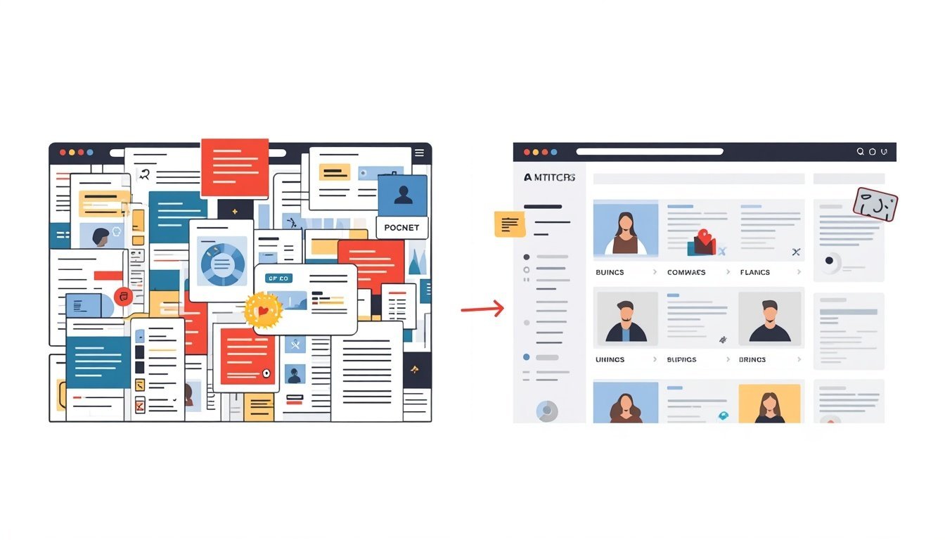 Website wireframe to UI design