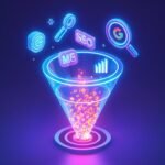SEO, Google Ads and Meta Ads lead generation funnel