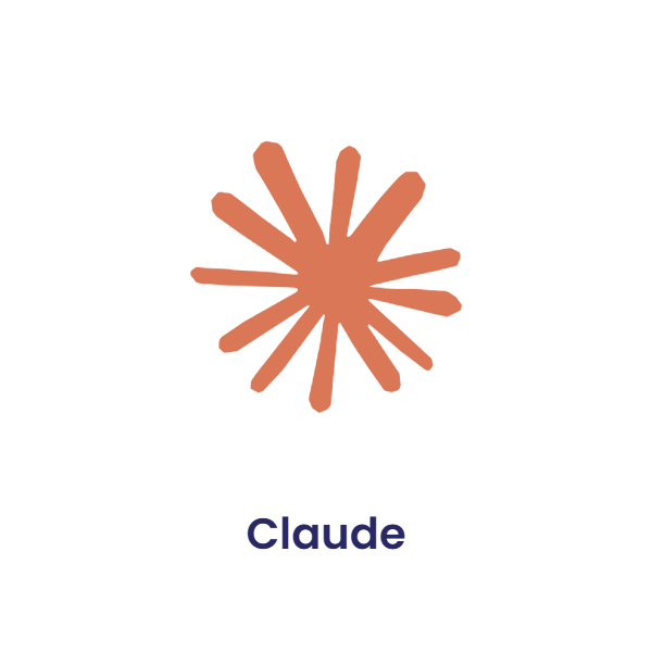 Claude logo - tool taught in the TechBooz digital marketing course