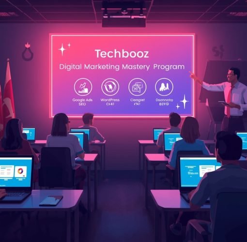 TechBooz digital marketing classroom training, Best Online Digital Marketing Course in India