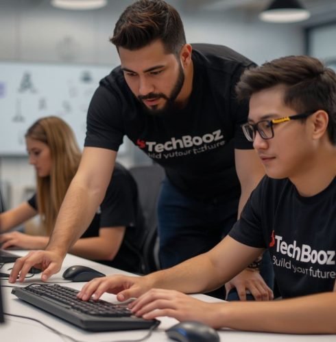 digital marketing training classroom at techbooz